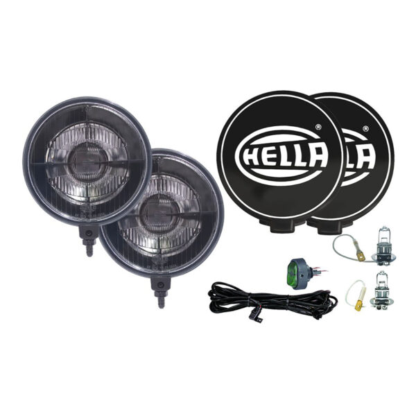 Kit Hella Faros Halógenos 500BM (par) - (Incluye mazo y amp.H3)