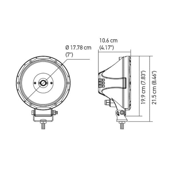 Hella Value Fit® Farol LED 7" - Driving Lamp Kit - Imagen 2