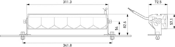Barra LED Serie LBE 320 - Imagen 2