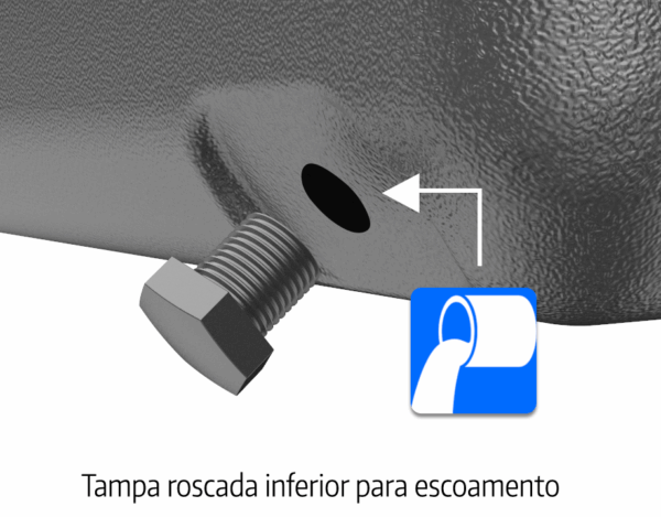 Accesorio Exterior Bepo Caja Plastica Pickup Pequeña - 160 Lts. (L:97-An:42-Al:43cms) /-/ - Imagen 7
