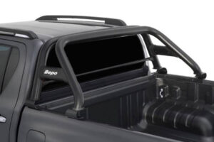 Barra sobre riel "Elegance" Bepo Chevrolet Colorado LS/LT/LTZ D/C - Negra 2018-2023