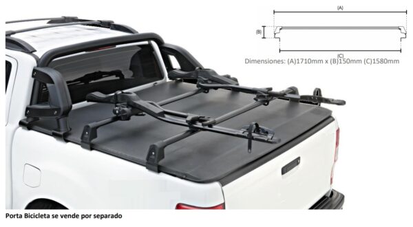 Accesorio Exterior Bepo Rack de PickUp Mediana (par) - capacidad 50kgs  //
