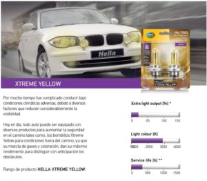 Ampolletas HELLA XTreme Yelow