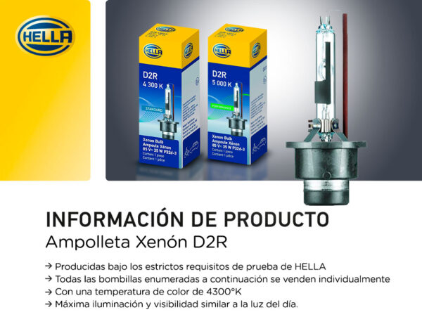 Ampolleta Xenón D2R