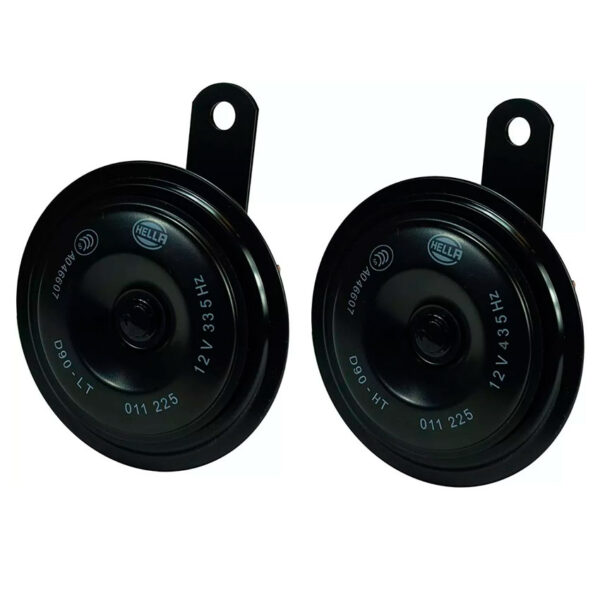 Bocinas Hella  Disco 92mm 2 Tonos 12v. 350-435Hz.