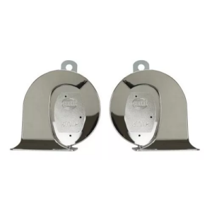 Bocinas Hella  Trompeta Doble 12v. Universal - Cromada