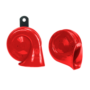 Bocinas Hella  Trompeta Doble 12v. Universal - Rojo