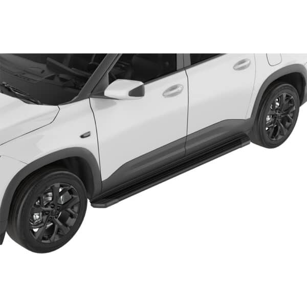Pisaderas "SUV" Bepo Chevrolet New Montana LT/LTZ/Premier D/C - Aluminio Negra/cromo 2023-2025