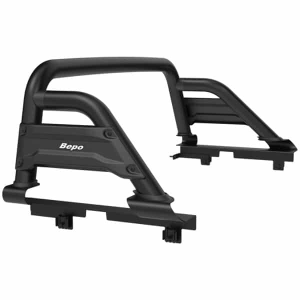 Barra sobre riel "B5" Bepo Ford New Ranger XL/XLS/XLT/Raptor D/C - Negra  2023-2025