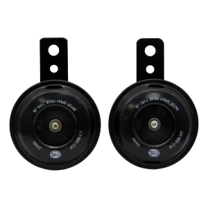 Kit Bocina Disco 70mm 12v. - 1 x 16 W - 480 Hz - Blister - Universal Negro
