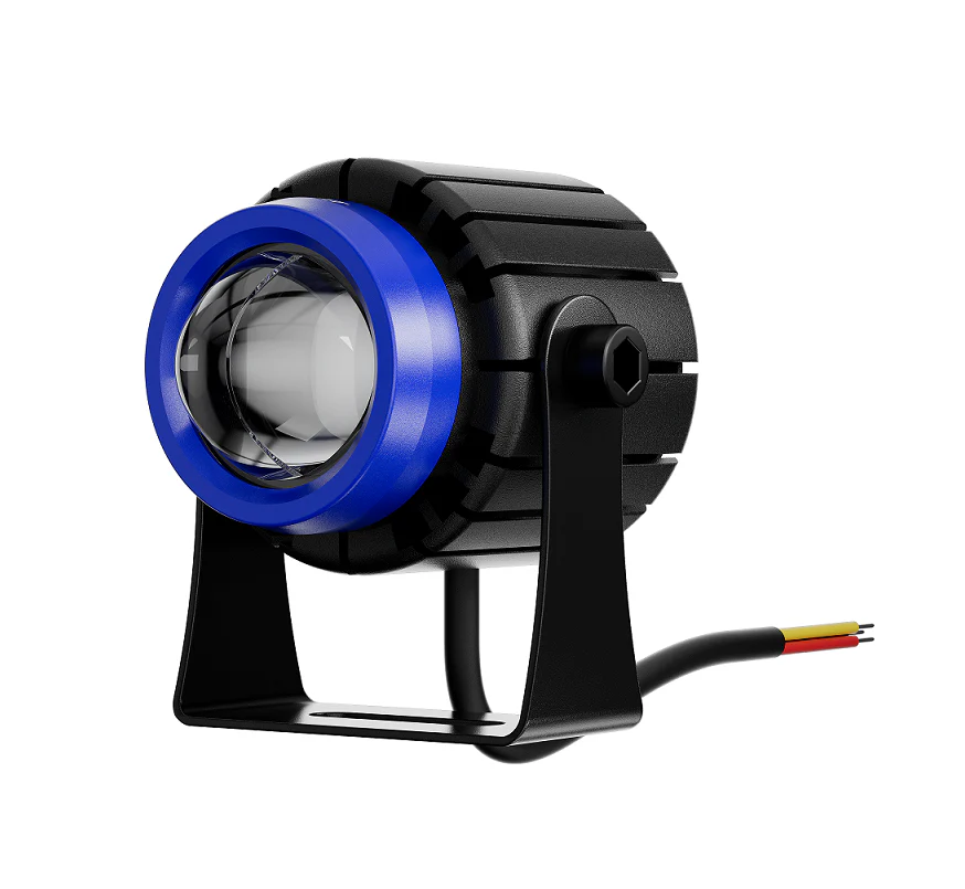 Faro auxiliar para moto -Performance LED- con luz amarilla y blanca