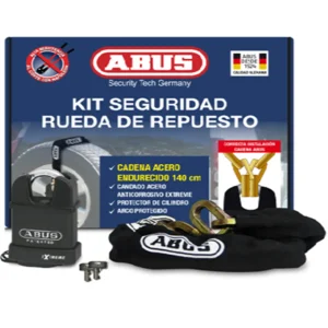 Cadenas de Acero 8KS 85cms + Candado de Acero Extreme