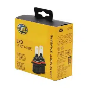 Ampolleta LED 9007 (HB5) 12v. 18W 6.0K Standard (par)